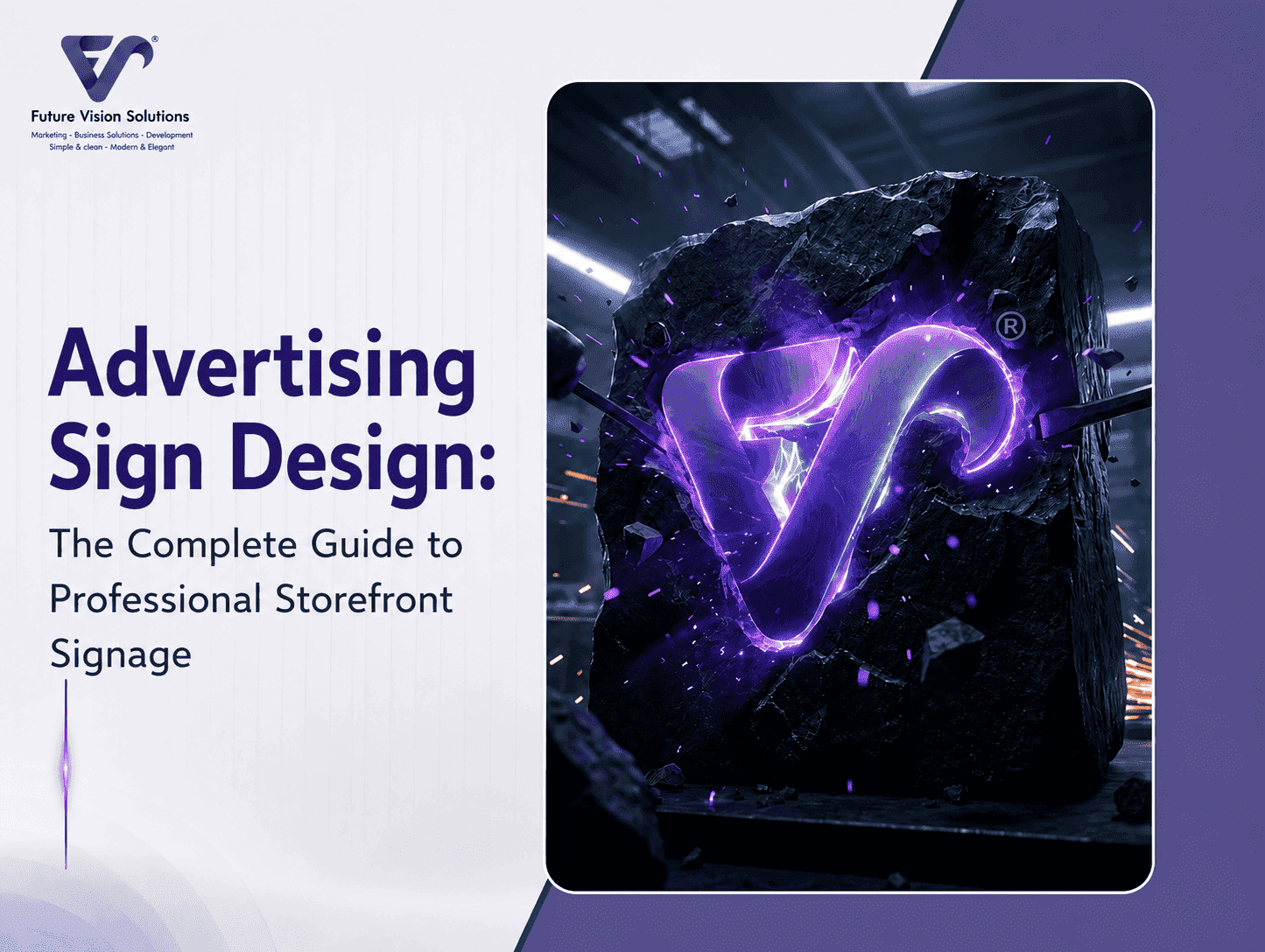 Advertising Sign Design