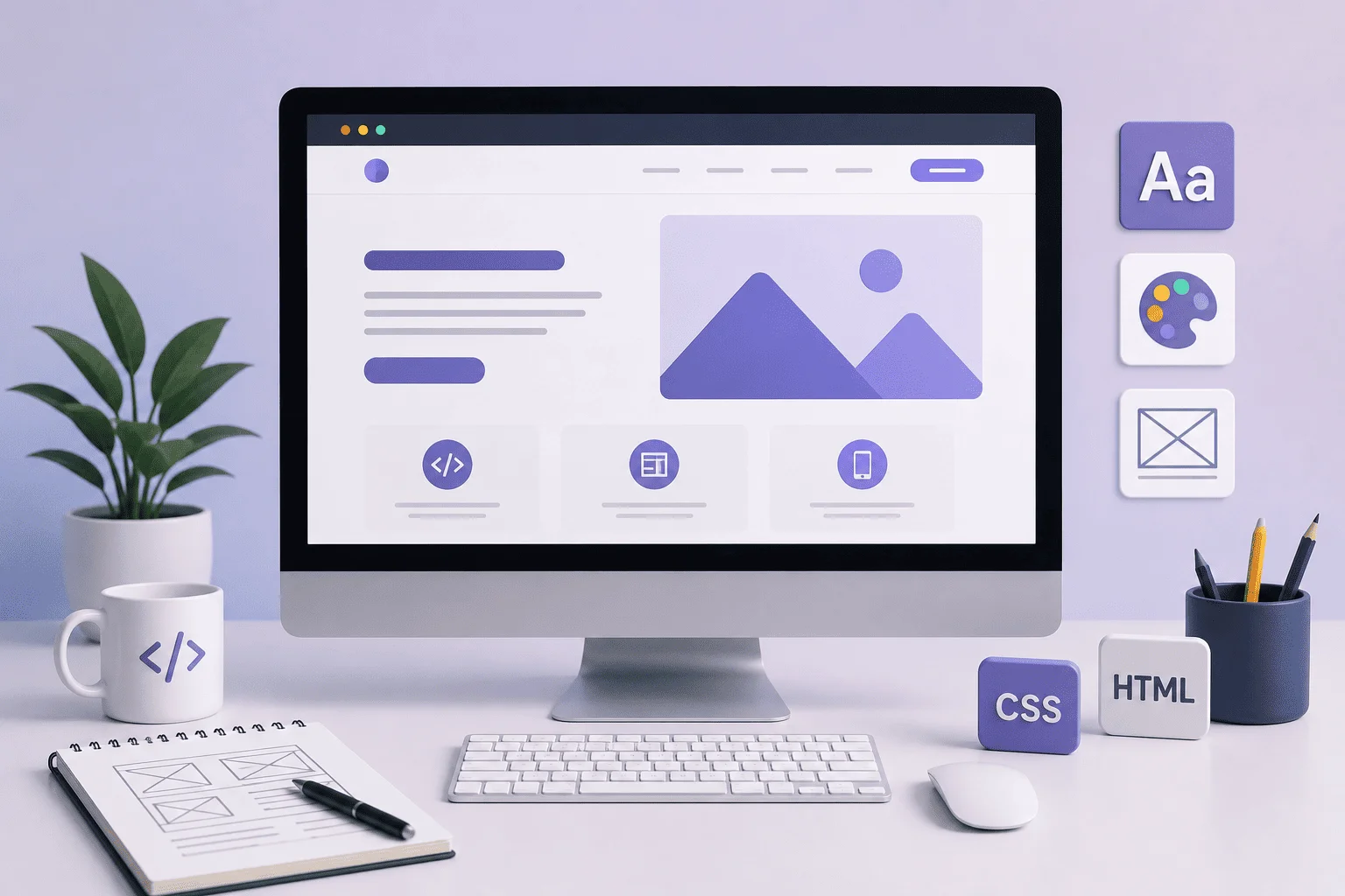 أساسيات تصميم مواقع الويب