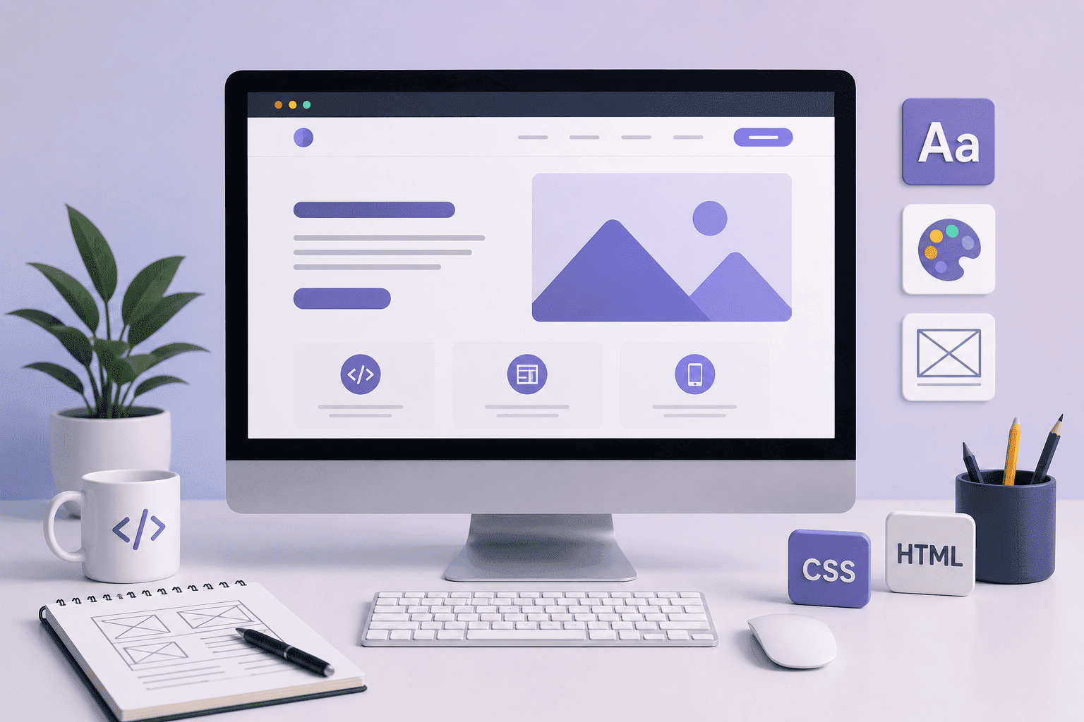 أساسيات تصميم مواقع الويب